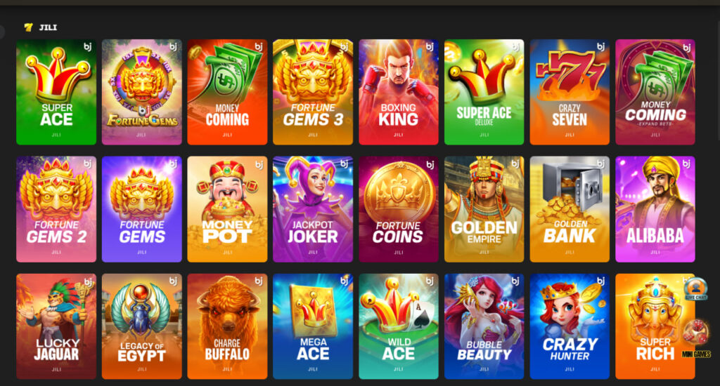 Trò chơi Slot Game tại Bj88 có nhiều thể loại khác nhau