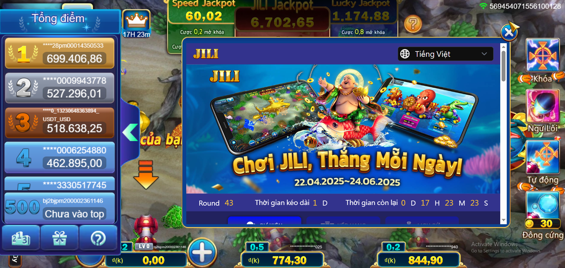 JILI là một nhà cung cấp game bắn cá hàng đầu tại nhà cái BJ88